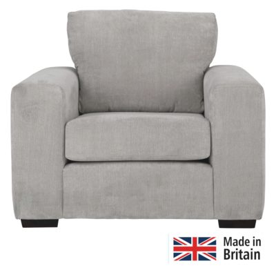 Heart of House - Eton - Fabric Chair - Grey